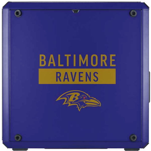NFL Baltimore Ravens Purple Performance Series Cooler Master MasterBox Q300L Mini Tower Skin