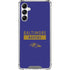 NFL Baltimore Ravens Purple Performance Series Galaxy A14 5G Clear Case