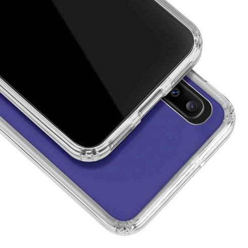 NFL Baltimore Ravens Purple Performance Series Galaxy A20 Clear Case