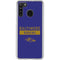 NFL Baltimore Ravens Purple Performance Series Galaxy A21 Clear Case