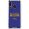 NFL Baltimore Ravens Purple Performance Series Galaxy A30 Clear Case