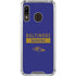 NFL Baltimore Ravens Purple Performance Series Galaxy A30 Clear Case