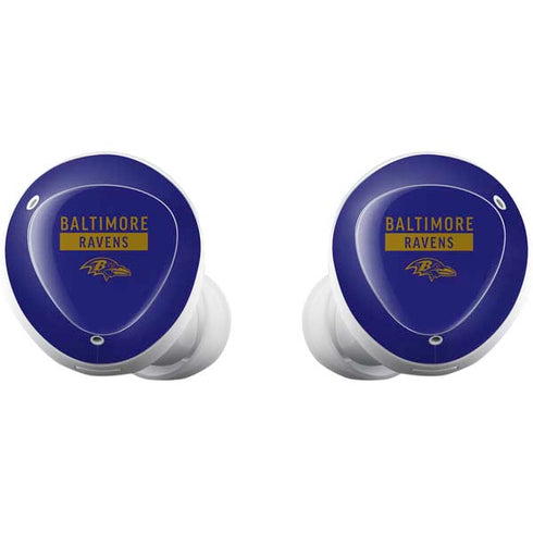 NFL Baltimore Ravens Purple Performance Series Galaxy Buds Plus Skin