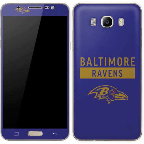NFL Baltimore Ravens Purple Performance Series Galaxy J7 Skin