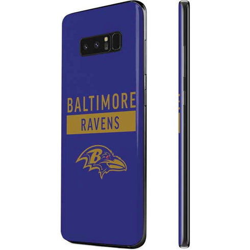 NFL Baltimore Ravens Purple Performance Series Galaxy Note 8 Skin