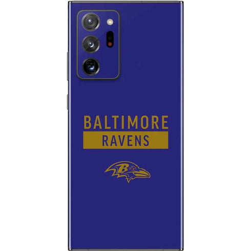 NFL Baltimore Ravens Purple Performance Series Galaxy Note20 Ultra 5G Skin