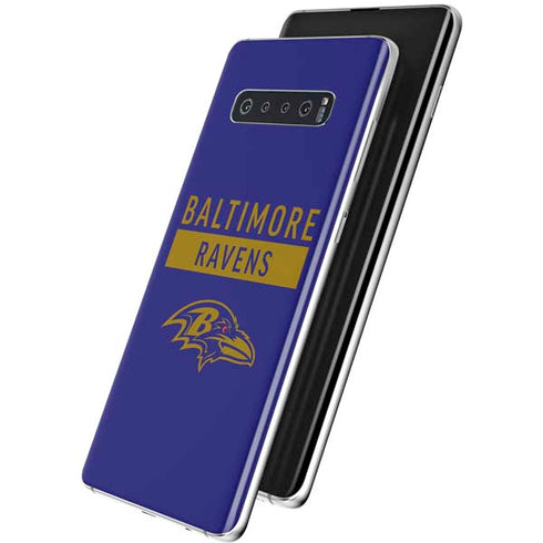NFL Baltimore Ravens Purple Performance Series Galaxy S10 Plus Skin