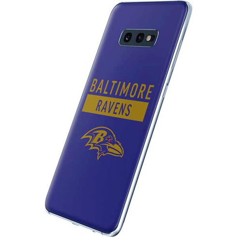 NFL Baltimore Ravens Purple Performance Series Galaxy S10e Skin