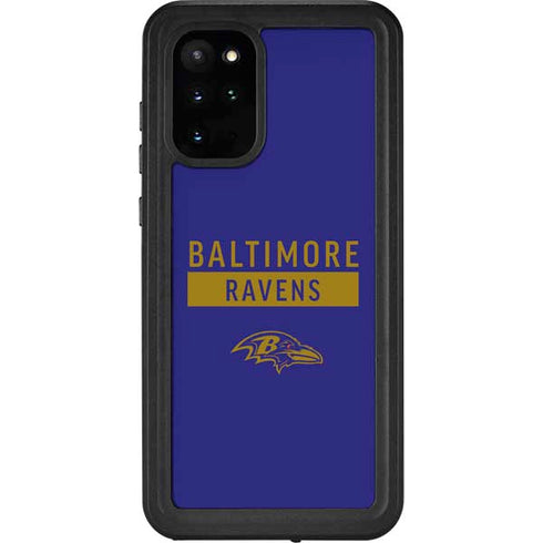 NFL Baltimore Ravens Purple Performance Series Galaxy S20 Plus Waterproof Case