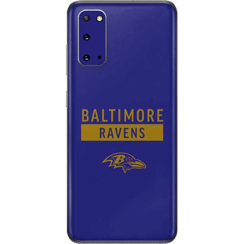 NFL Baltimore Ravens Purple Performance Series Galaxy S20 Skin