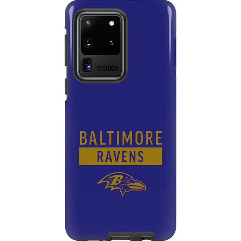 NFL Baltimore Ravens Purple Performance Series Galaxy S20 Ultra 5G Pro Case