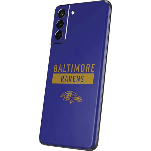NFL Baltimore Ravens Purple Performance Series Galaxy S21 5G Skin