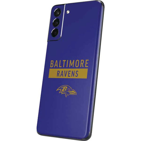 NFL Baltimore Ravens Purple Performance Series Galaxy S21 Plus 5G Skin