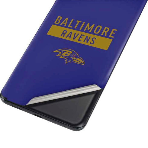 NFL Baltimore Ravens Purple Performance Series Galaxy S21 Ultra 5G Skin