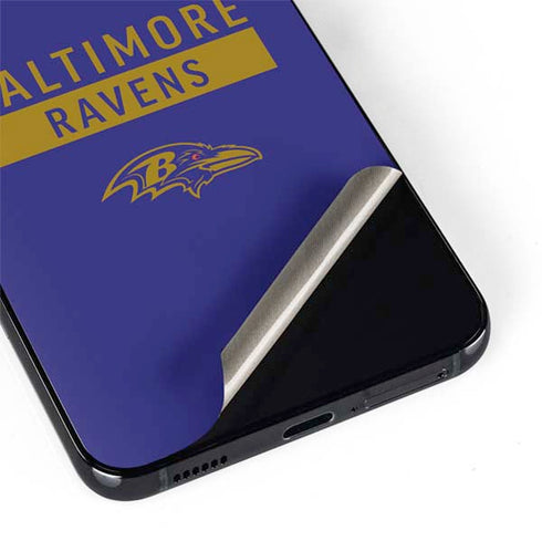 NFL Baltimore Ravens Purple Performance Series Galaxy S22 Plus Skin