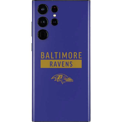 NFL Baltimore Ravens Purple Performance Series Galaxy S22 Ultra Skin