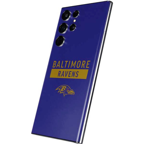 NFL Baltimore Ravens Purple Performance Series Galaxy S22 Ultra Skin