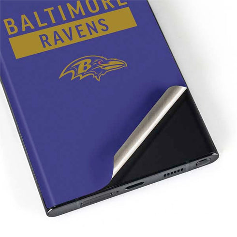 NFL Baltimore Ravens Purple Performance Series Galaxy S22 Ultra Skin