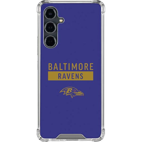 NFL Baltimore Ravens Purple Performance Series Galaxy S23 FE Clear Case
