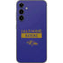 NFL Baltimore Ravens Purple Performance Series Galaxy S23 FE Skin