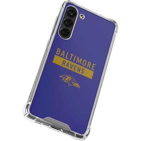 NFL Baltimore Ravens Purple Performance Series Galaxy S23 Plus Clear Case