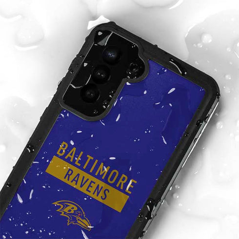 NFL Baltimore Ravens Purple Performance Series Galaxy S23 Waterproof Case