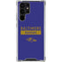 NFL Baltimore Ravens Purple Performance Series Galaxy S24 Ultra Clear Case
