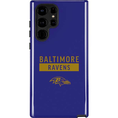 NFL Baltimore Ravens Purple Performance Series Galaxy S24 Ultra Impact Case