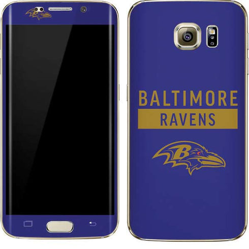 NFL Baltimore Ravens Purple Performance Series Galaxy S7 Edge Skin