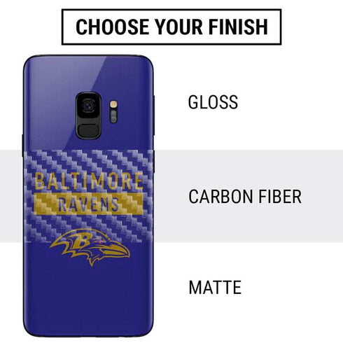 NFL Baltimore Ravens Purple Performance Series Galaxy S9 Skin