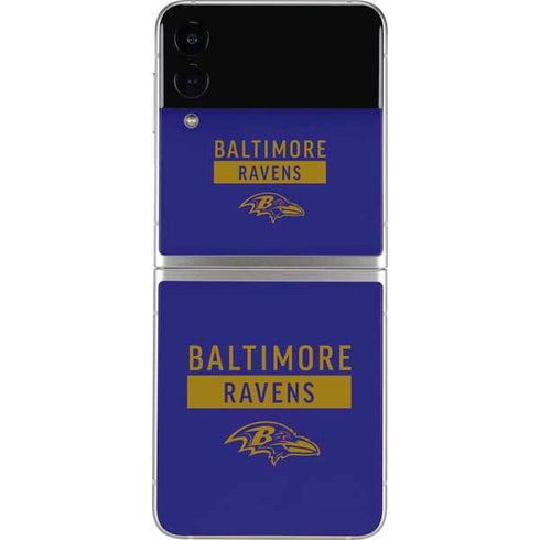 NFL Baltimore Ravens Purple Performance Series Galaxy Z Flip3 5G Skin
