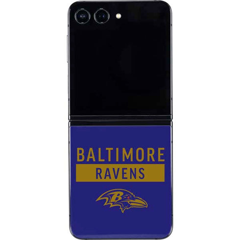 NFL Baltimore Ravens Purple Performance Series Galaxy Z Flip5 5G Skin