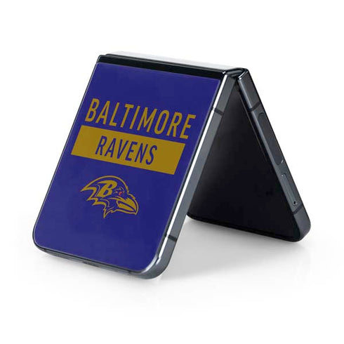 NFL Baltimore Ravens Purple Performance Series Galaxy Z Flip5 5G Skin