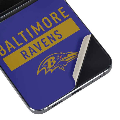 NFL Baltimore Ravens Purple Performance Series Galaxy Z Flip5 5G Skin