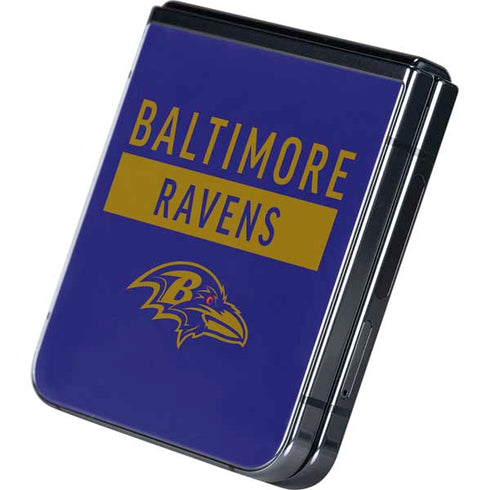 NFL Baltimore Ravens Purple Performance Series Galaxy Z Flip5 5G Skin