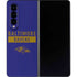 NFL Baltimore Ravens Purple Performance Series Galaxy Z Fold4 5G Skin