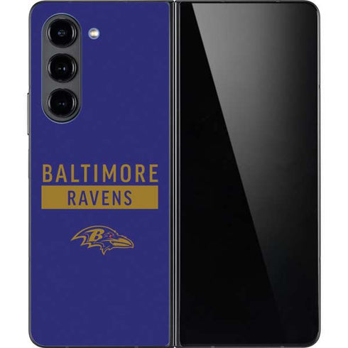 NFL Baltimore Ravens Purple Performance Series Galaxy Z Fold5 5G Skin