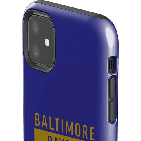 NFL Baltimore Ravens Purple Performance Series iPhone 11 Impact Case