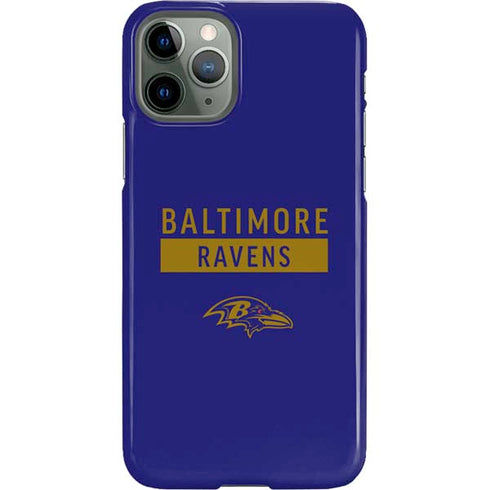 NFL Baltimore Ravens Purple Performance Series iPhone 11 Pro Lite Case