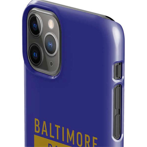 NFL Baltimore Ravens Purple Performance Series iPhone 11 Pro Lite Case