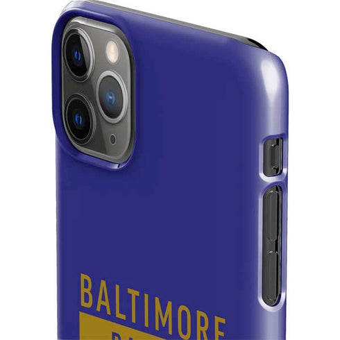 NFL Baltimore Ravens Purple Performance Series iPhone 11 Pro Max Lite Case