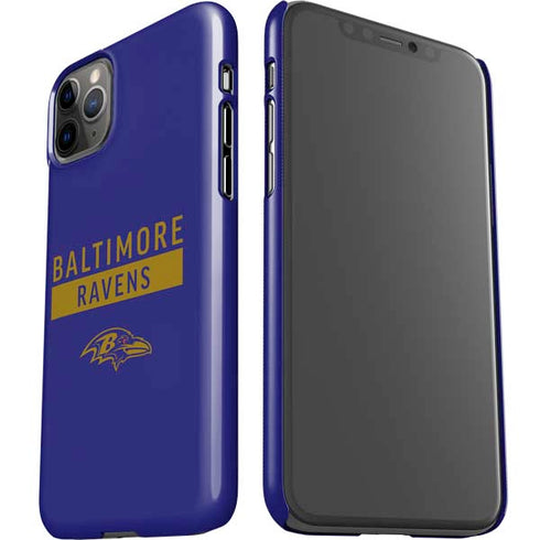 NFL Baltimore Ravens Purple Performance Series iPhone 11 Pro Max Lite Case