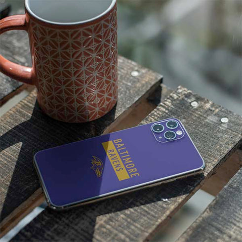 NFL Baltimore Ravens Purple Performance Series iPhone 11 Pro Max Skin