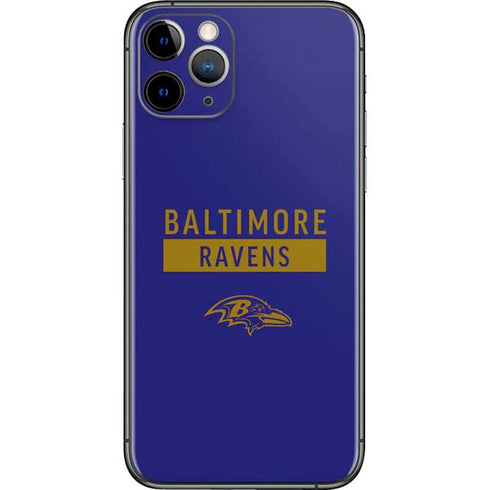 NFL Baltimore Ravens Purple Performance Series iPhone 11 Pro Skin