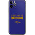 NFL Baltimore Ravens Purple Performance Series iPhone 11 Pro Skin