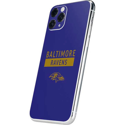 NFL Baltimore Ravens Purple Performance Series iPhone 11 Pro Skin