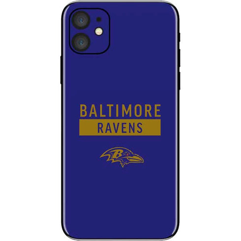 NFL Baltimore Ravens Purple Performance Series iPhone 11 Skin