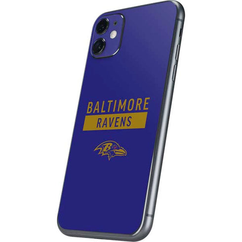 NFL Baltimore Ravens Purple Performance Series iPhone 11 Skin