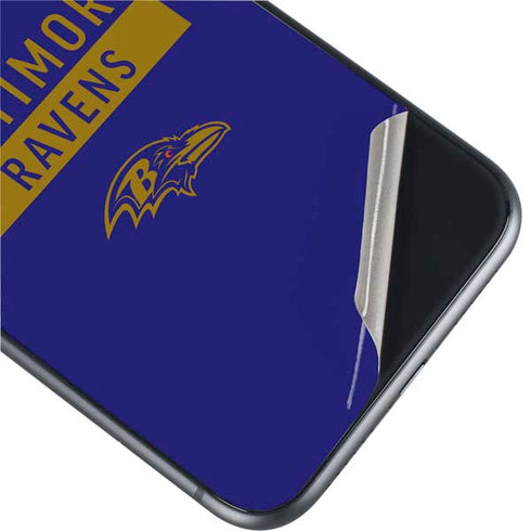 NFL Baltimore Ravens Purple Performance Series iPhone 11 Skin