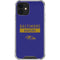 NFL Baltimore Ravens Purple Performance Series iPhone 12 Clear Case
